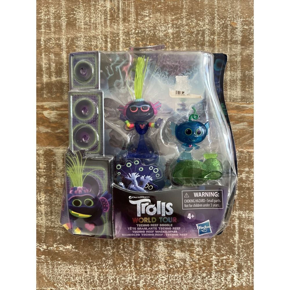 Trolls‎ DreamWorks World Tour Techno Reef Bobble with 2 Figures